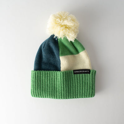 Block Pom Beanie - Spacecraft