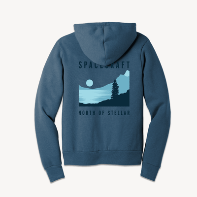 North of Stellar Blue Hoodie - Spacecraft